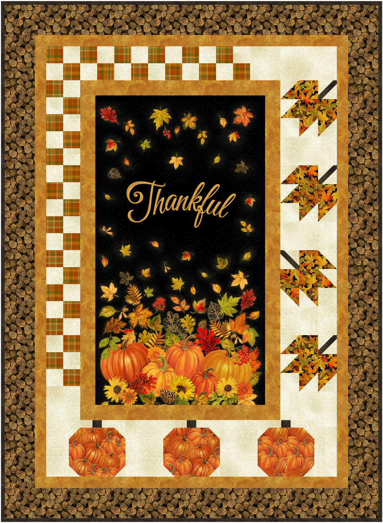 Checkered Leaves Pattern #508