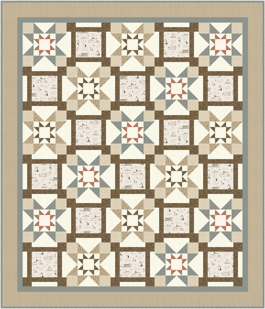 Intertwined Stars Pattern #432