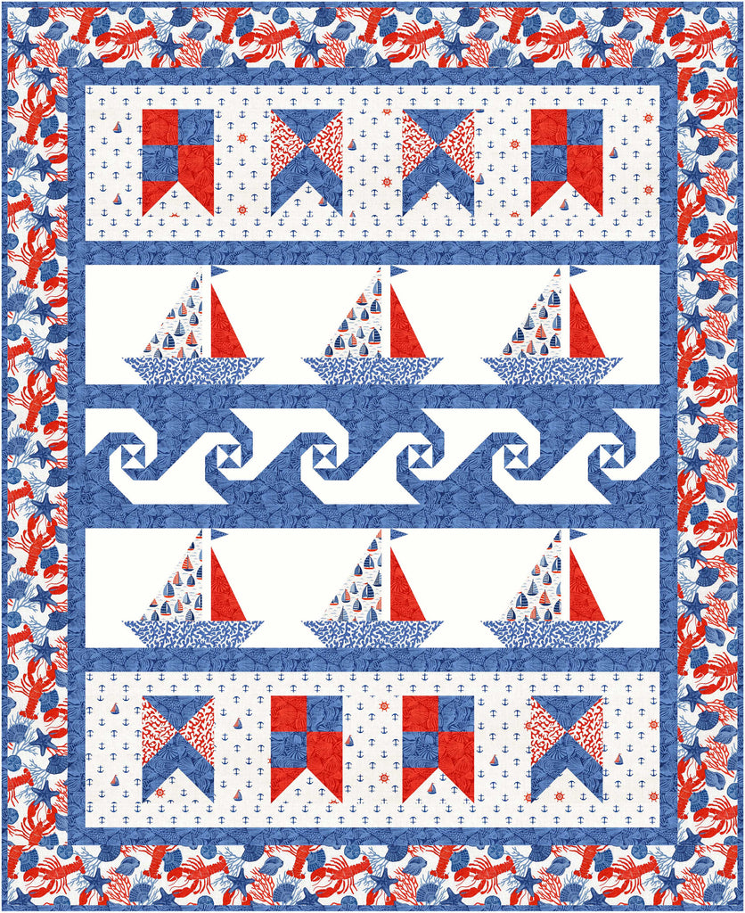 Ocean in Motion Pattern #570