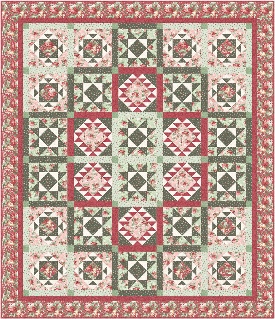 Boxed Flowers Pattern #500