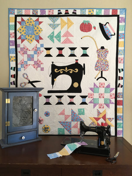 Spooling Around the Block Block of the Month Pattern #101