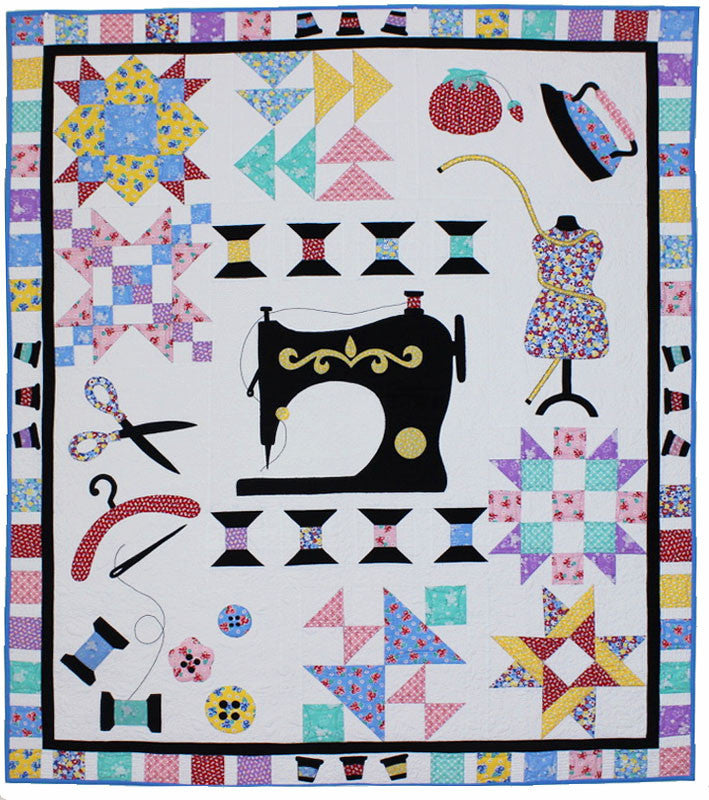 Spooling Around the Block Block of the Month Pattern #101