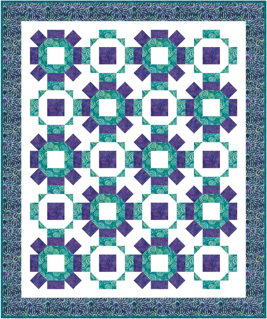 3 Yard Plus - Circles Pattern #437