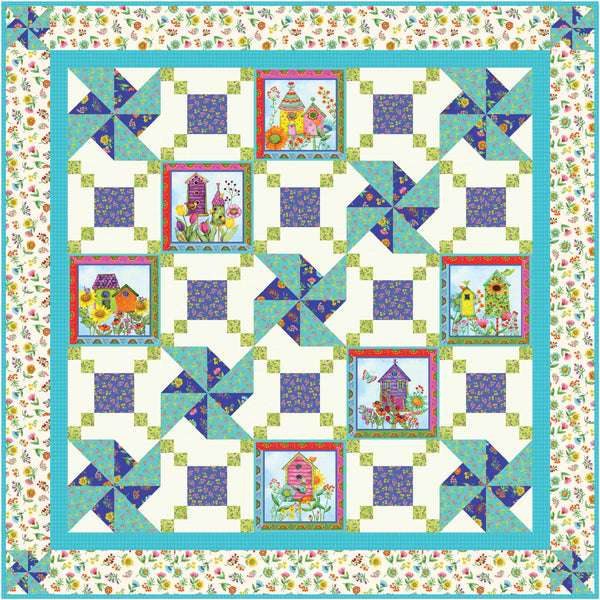 Alternating Pinwheels Pattern # 595