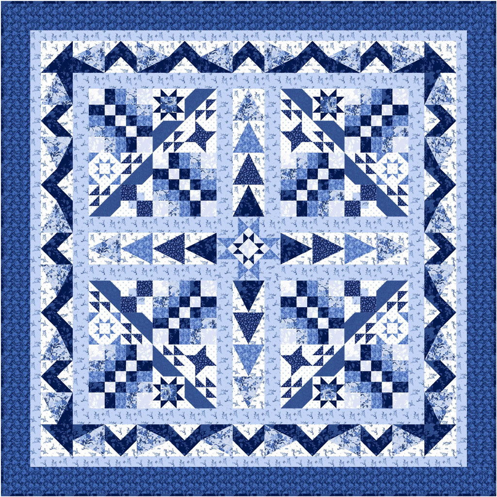Crown Point Block of the Month Pattern #558