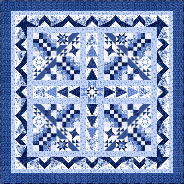 Crown Point Block of the Month Pattern #558