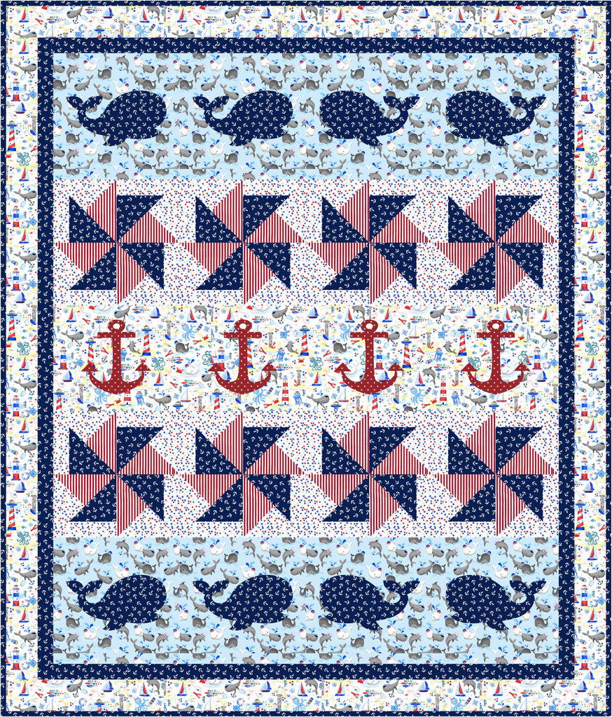 Happy Whales Quilt