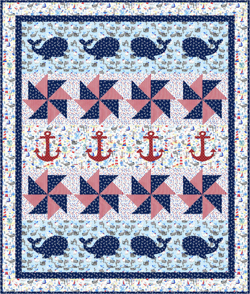 Happy Whales Quilt