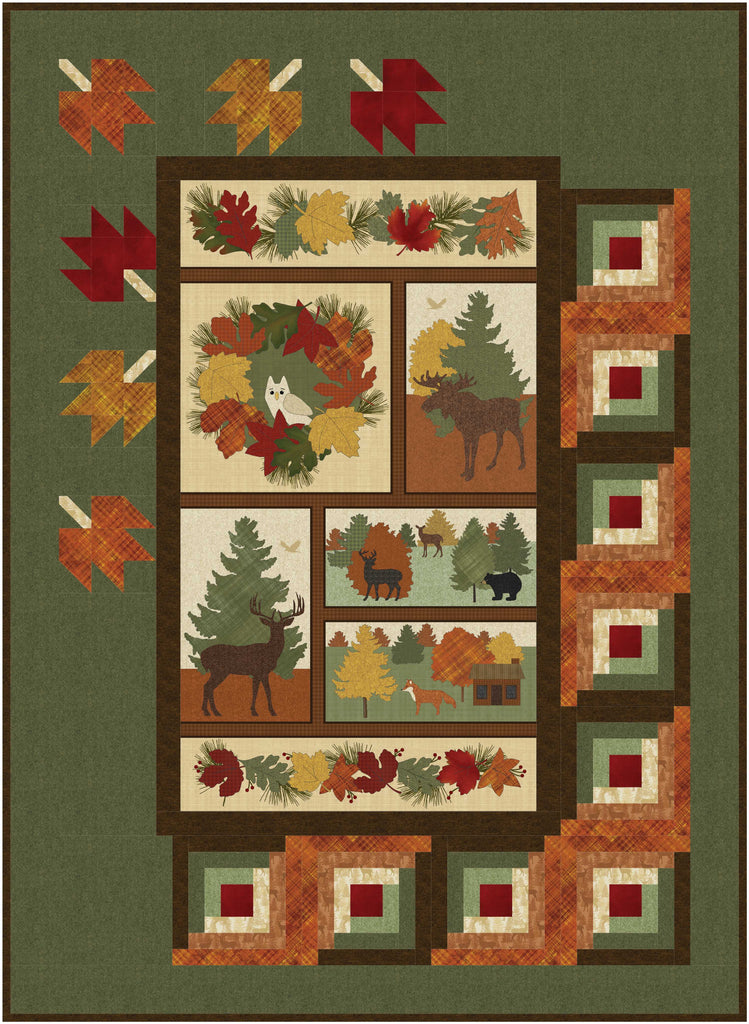 Log Frame Pattern #577 – Bound to be Quilting