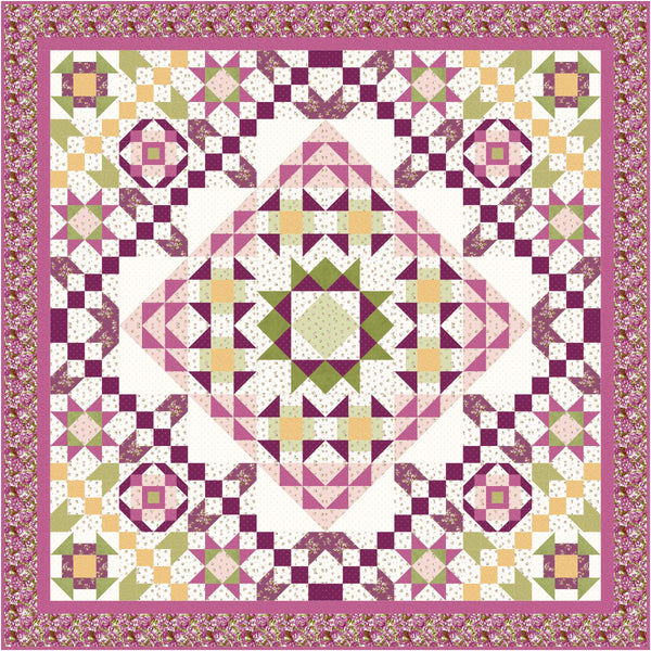 Flower Garden Square Pattern #605