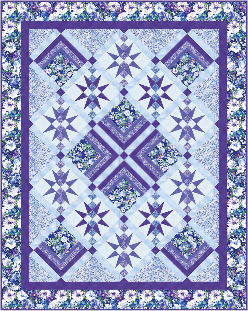 Glowing Flower Path Pattern # 608