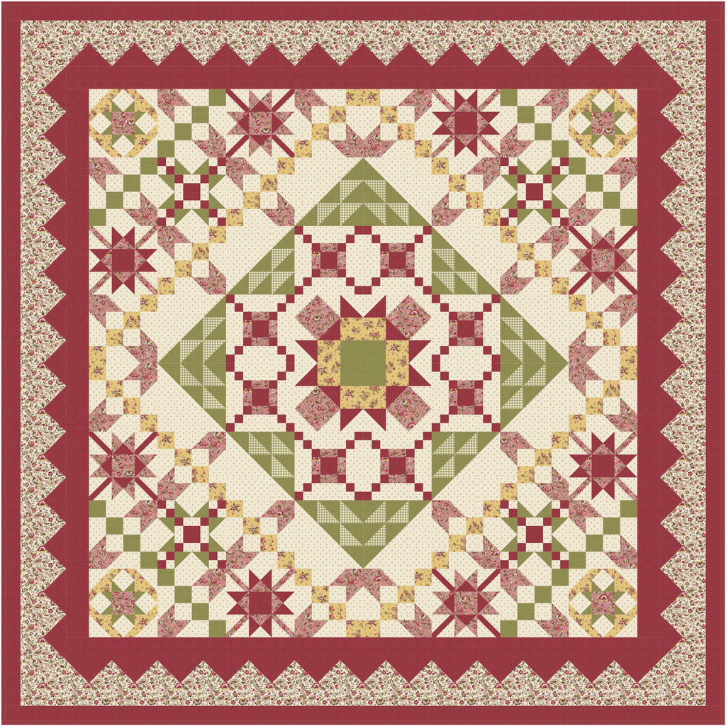 Raspberry Cheesecake Block of the Month Pattern #559