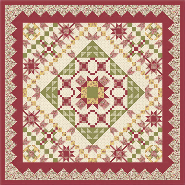Raspberry Cheesecake Block of the Month Pattern #559