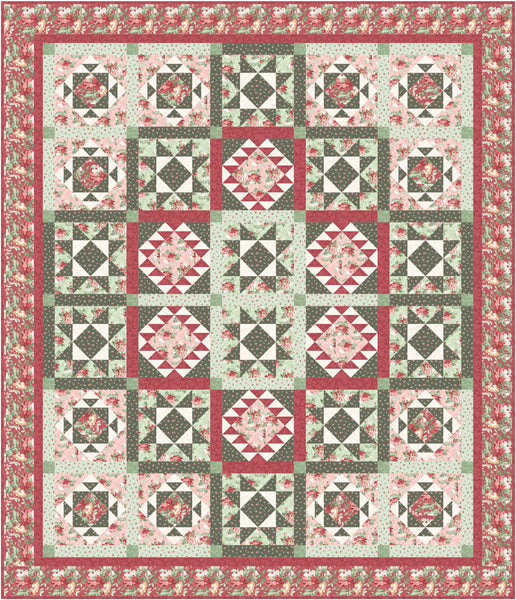Boxed In Quilt Pattern Boxed Flowers Pattern #500 – Bound to be Quilting