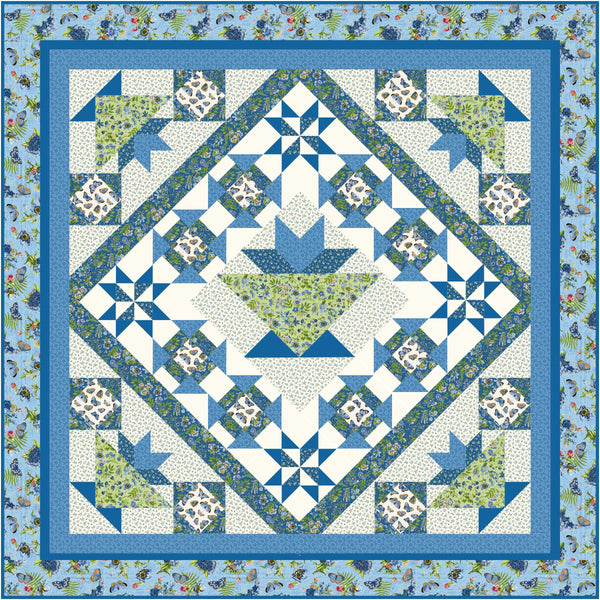 Antique Blue Pattern #319
