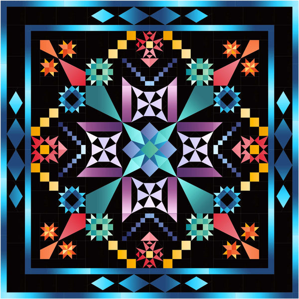 Chromatic Beauty Block Of The Month Pattern #377
