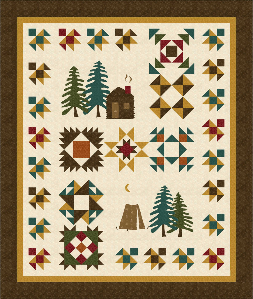 Time In The Pines Block of the Month pattern #171